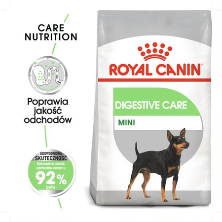 ROYAL CANIN CCN Mini Digestive Care 3kg karma sucha dla psów dorosłych, ras małych o wrażliwym przewodzie pokarmowym