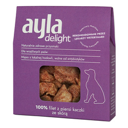 Ayla Delight Filet z Piersi Kaczki ze Skórą 28g Liofilizowany Przysmak Dla Psa 100% Mięsa