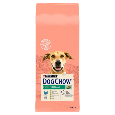 Purina Dog Chow Adult Light z Indykiem 14kg+2,5kg Gratis Sucha Karma Dla Dorosłych Psów