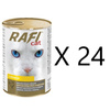 Mokra Karma dla Kotów Rafi Cat Adult z Drobiem Puszka Zestaw 24 x 415 g