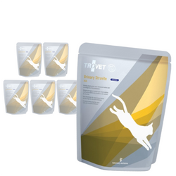 Trovet ASD Urinary Struvite 6x85g Mokra Karma Dietetyczna Dla Dorosłych Kotów z Kamicą Nerkową Wieprzowina Kurczak Łosoś