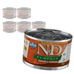 N&D Dog Venison Pumpkin 6x140g Mokra Karma dla Psa Jeleń i Dynia