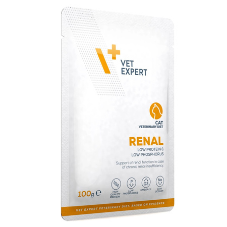 VetExpert Veterinary Diet Renal Cat 24x100g Mokra Weterynaryjna Karma Dla Kotów Z Niewydolnością Nerek