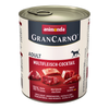 Animonda GranCarno Adult 12x800g Mokra Karma Dla Psa Mix Smaków Wołowina Jagnięcina Kaczka Indyk Wieprzowina Kurczak
