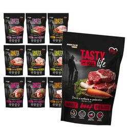 Biofeed Tasty Dogs Life 10x500g Bezzbożowa Mokra Karma Dla Psa Mix 6 Smaków W Galaretce