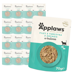 Applaws Cat Mokra Karma Dla Kota 16x70g Tuńczyk Z Anchois W Bulionie