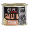 John Dog for Cats Mus Mix Smaków 12x200g  Bezzbożowa Mokra Karma Dla Kota