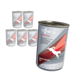 Trovet Renal & Oxalate RID 6x400g Dietetyczna Mokra Karma Dla Dorosłych Psów Z Niewydolnością Nerek Kamicą Szczawianową I Cystynową