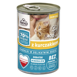 Frendi Junior Mokra Karma Dla Kociąt 400g Kawałki W Sosie Z Kurczakiem