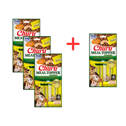 Inaba Dog Meal Topper 4x56g Przysmak Pasta Dla Psa Z Kurczakiem I Dynią