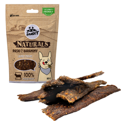 Mr. Bandit Paski z Baraniny Przysmak dla Psa 80g