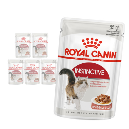 Royal Canin Instinctive FHN 6x85g Karma Mokra W Sosie Dla Kotów Dorosłych Wybrednych