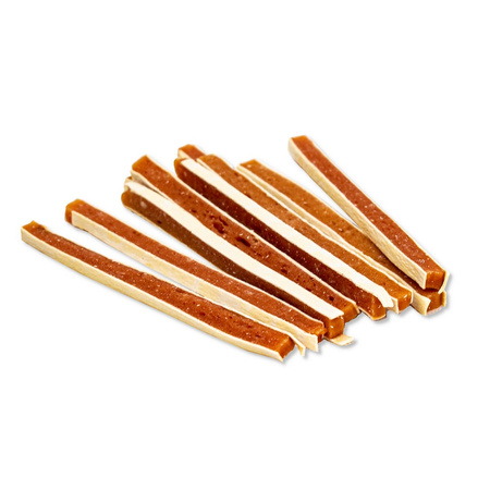 Maced Strips Z Kurczaka I Ryby Mięsne Paski Miękki Przysmak Dla Psa 500g