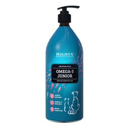 Holista Omega 3 Junior Oil 1000ml Olej z Ryb Dla Szczeniąt i Psów Młodych Wsparcie Rozwoju i Odporności