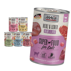 MAC's Cat Mokra Karma Dla Kota Mix Smaków 6x400g Cielęcina Indyk Wołowina Jagnięcina Łosoś Kurczak