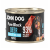John Dog Pure Black Deer Puppies 6x200g Mokra Karma Dla Szczeniąt Z Jeleniem