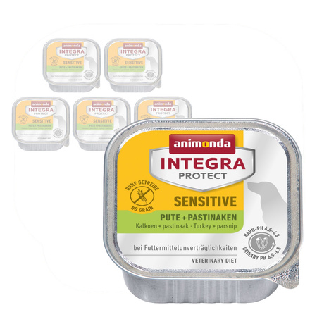 Animonda Integra Protect Sensitive 6x150g Mokra Karma z Indykiem Dla Psów z Niewydolnością Pokarmową