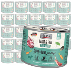 MAC's Dog Bezzbożowa Mokra Karma z Jagnięciną i Kaczką 24x200g Dla Psa Na Stawy i Krążenie
