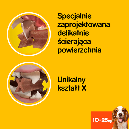 PEDIGREE DentaStix 28 sztuk (4x180g) Medium średnie rasy Gryzak dla psów