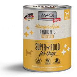 MAC's Dog Mokra Karma Monoproteinowa Z Indykiem 800g Dla Psów Skłonnych Do Alergii