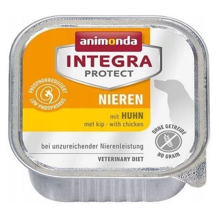 Animonda Integra Protect Nieren 22x150g Mokra Karma z Kurczakiem Dla Psów z Niewydolnością Nerek