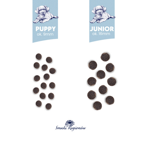 Baltica Junior Jagnięcina z Cielęciną XL 3kg Hipoalergiczna Sucha Karma Dla Szczeniąt Dużych Ras