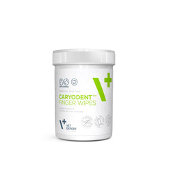 Vet Expert Caryodent Finger Wipes 50szt Czyściki Do Zębów Dla Psów I Kotów