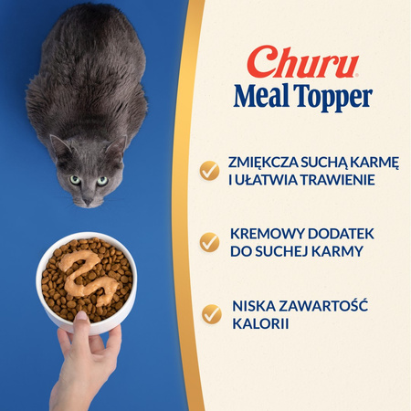 Inaba Cat Meal Topper 5x56g Kremowy Przysmak Dla Kota Pasta z Kurczakiem 4+1 GRATIS