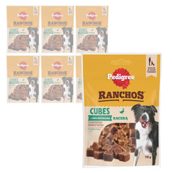 Pedigree Ranchos Cubes z Kaczką 7x70g Treserki Przysmak Dla Psa