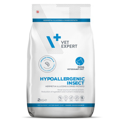 Vet Expert Hypoallergenic Insect Sucha Karma Weterynaryjna Dla Psa Z Owadami 2kg Nietolerancja Pokarmowa