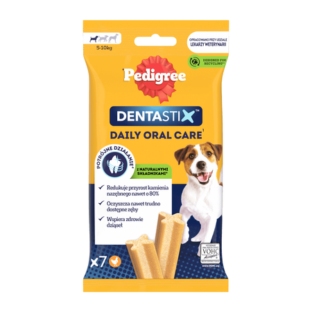 PEDIGREE DentaStix 110g - 7szt Dla Psów Małe Rasy Przysmak dentystyczny