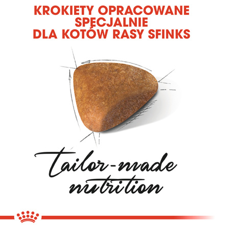 Royal Canin FBN Sphynx Adult 10kg Karma Sucha Dla Kotów Dorosłych Rasy Sfinks