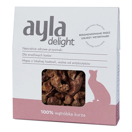 Ayla Delight Mix z Kurczaka 4x28g Liofilizowany Przysmak Dla Kota 100% Mięsa
