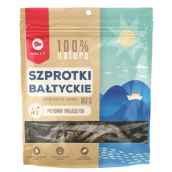 Maced Szprotka Bałtycka 85g Przysmak dla Psa 100%