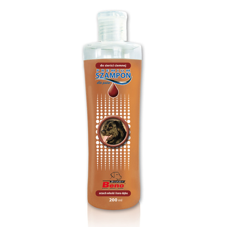 SUPER BENO PREMIUM mokry szampon do SIERŚCI CIEMNEJ 200ml
