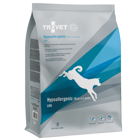 Trovet Hypoallergenic LRD Rich in Lamb 3kg Sucha Karma Z Jagnięciną Dla Psa Z Nadwrażliwością Pokarmową