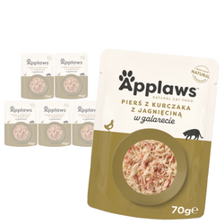 Applaws Cat Mokra Karma Dla Kota 6x70g Pierś z Kurczaka z Jagnięciną w Galaretce