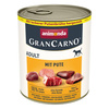 Animonda GranCarno Adult 12x800g Mokra Karma Dla Psa Mix Smaków Wołowina Jagnięcina Kaczka Indyk Wieprzowina Kurczak