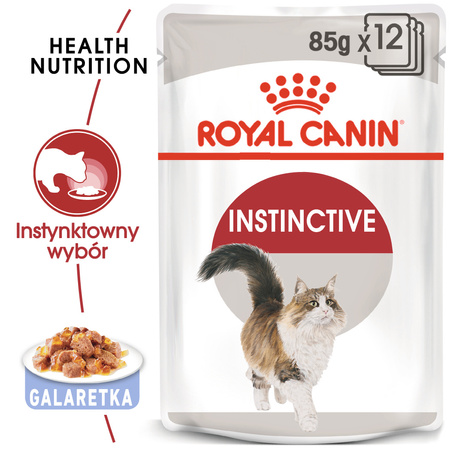 Royal Canin Instinctive FHN Karma Mokra W Galaretce Dla Kotów Dorosłych Wybrednych 36x85g