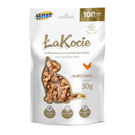 Hilton ŁaKocie Liofilizowane 6x30g Naturalny Przysmak Dla Kota Mix 3 Smaków