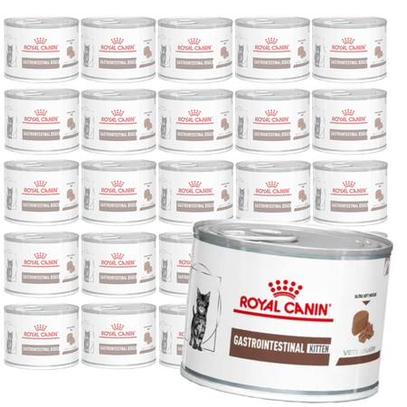 Royal Canin Veterinary Gastrointestinal 24x195g Mokra Karma Dla Kociąt Z Wrażliwym Układem Pokarmowym Mus