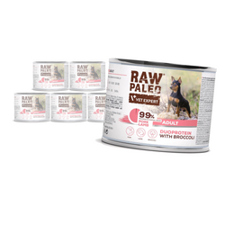 Raw Paleo Pork&Lamb Adult Duoprotein 6x200g Mokra Karma Dla Psa z Wieprzowiną i Jagnięciną