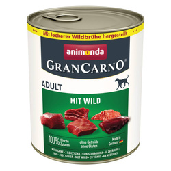 Animonda GranCarno Adult 800g Mokra Karma Dla Psa z Dziczyzną