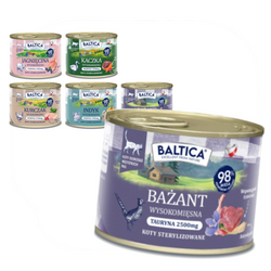 Baltica Smaki Regionów Mix Smaków 6x185g Bezzbożowa Mokra Karma Dla Kotów Sterylizowanych