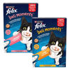 Felix Deli Moments 8x10g Kremowe Przekąski Dla Kotów Z Kurczakiem  I Łososiem