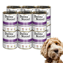 Dolina Noteci Premium Królik z Żurawiną Mokra Karma Dla Psa 12x800g