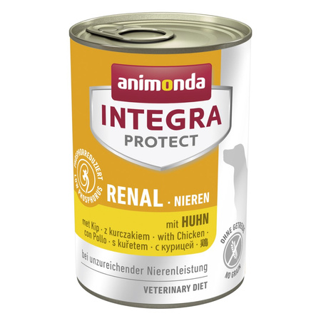 Animonda Integra Protect Nieren 6x400g Mokra Karma z Wołowiną i Kurczakiem Dla Psów z Niewydolnością Nerek