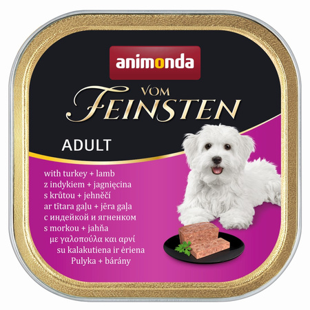 Animonda Vom Feisten Mokra Karma Dla Psa 6x150g Z Indykiem I Jagnięciną