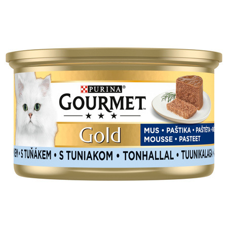 Purina Gourmet Gold Mus z Tuńczykiem 48x85g Mokra Karma Dla Kota