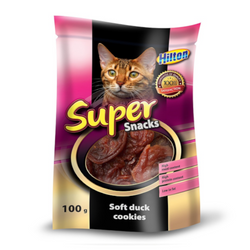Hilton Super Snacks Ciasteczka z Kaczki 100g Przysmak Dla Kota